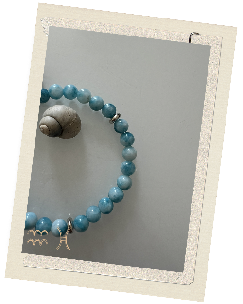 Blue bracelet photo